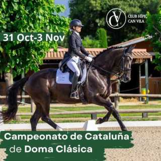 Campeonato de Cataluña de Doma Clásica 31.10-10.11.2024